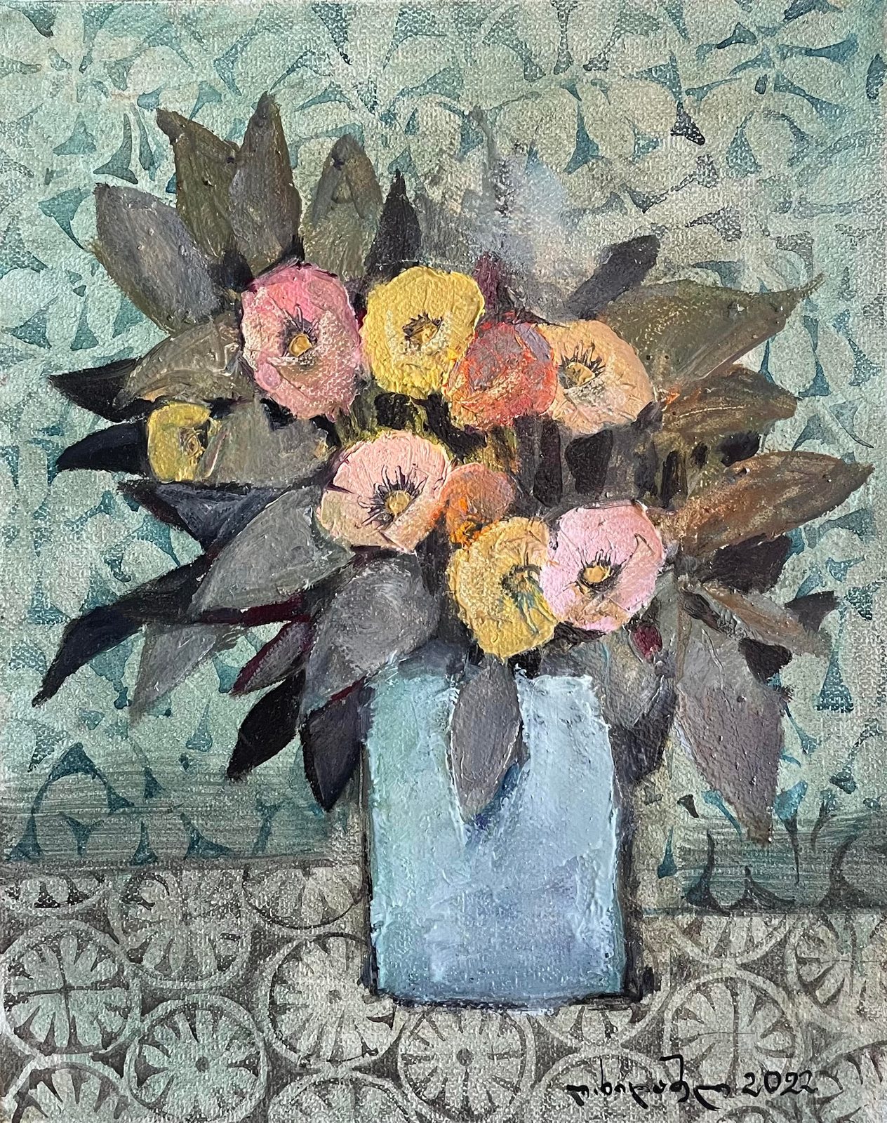 Painting 2022-260 — original painting for sale by Georgian artist David Khidasheli