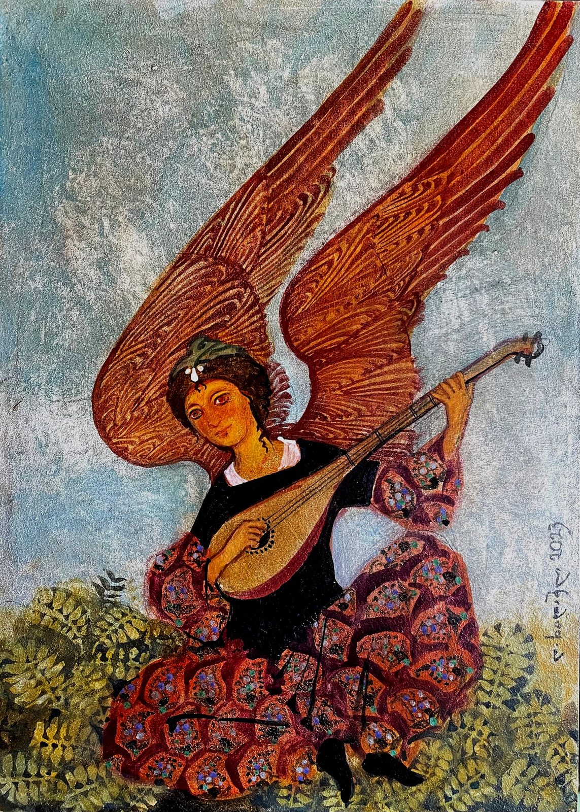 Painting 2023-289 — original painting for sale by Georgian artist David Khidasheli