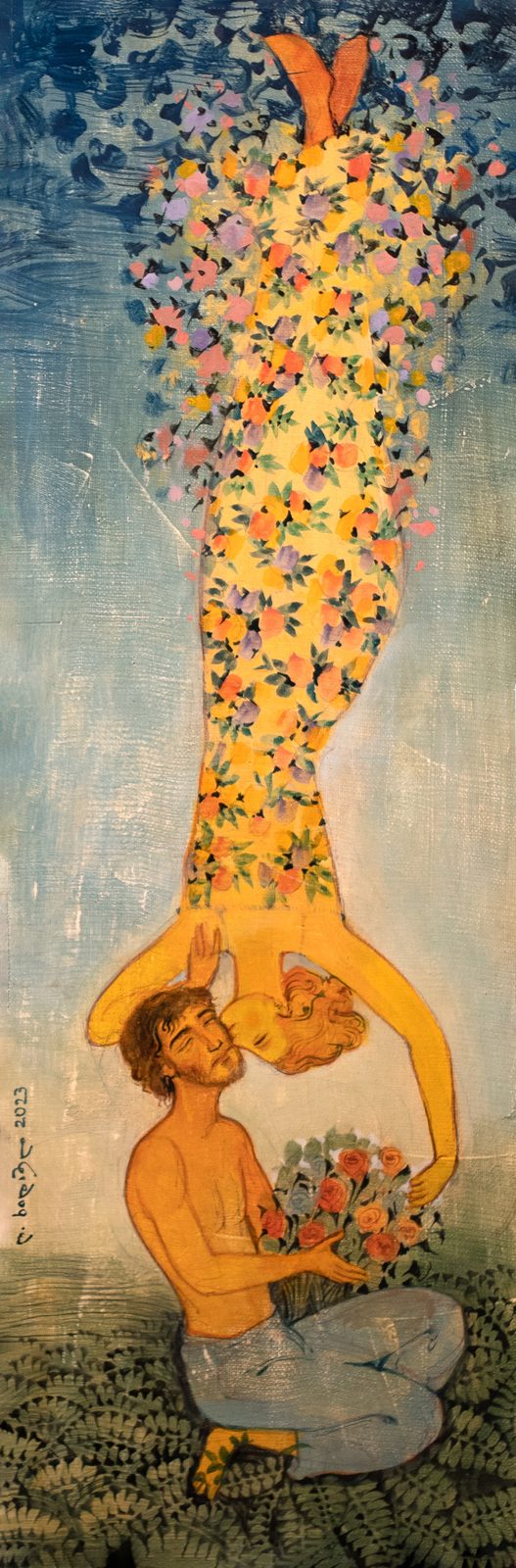 Painting 2023-305 — original painting for sale by Georgian artist David Khidasheli