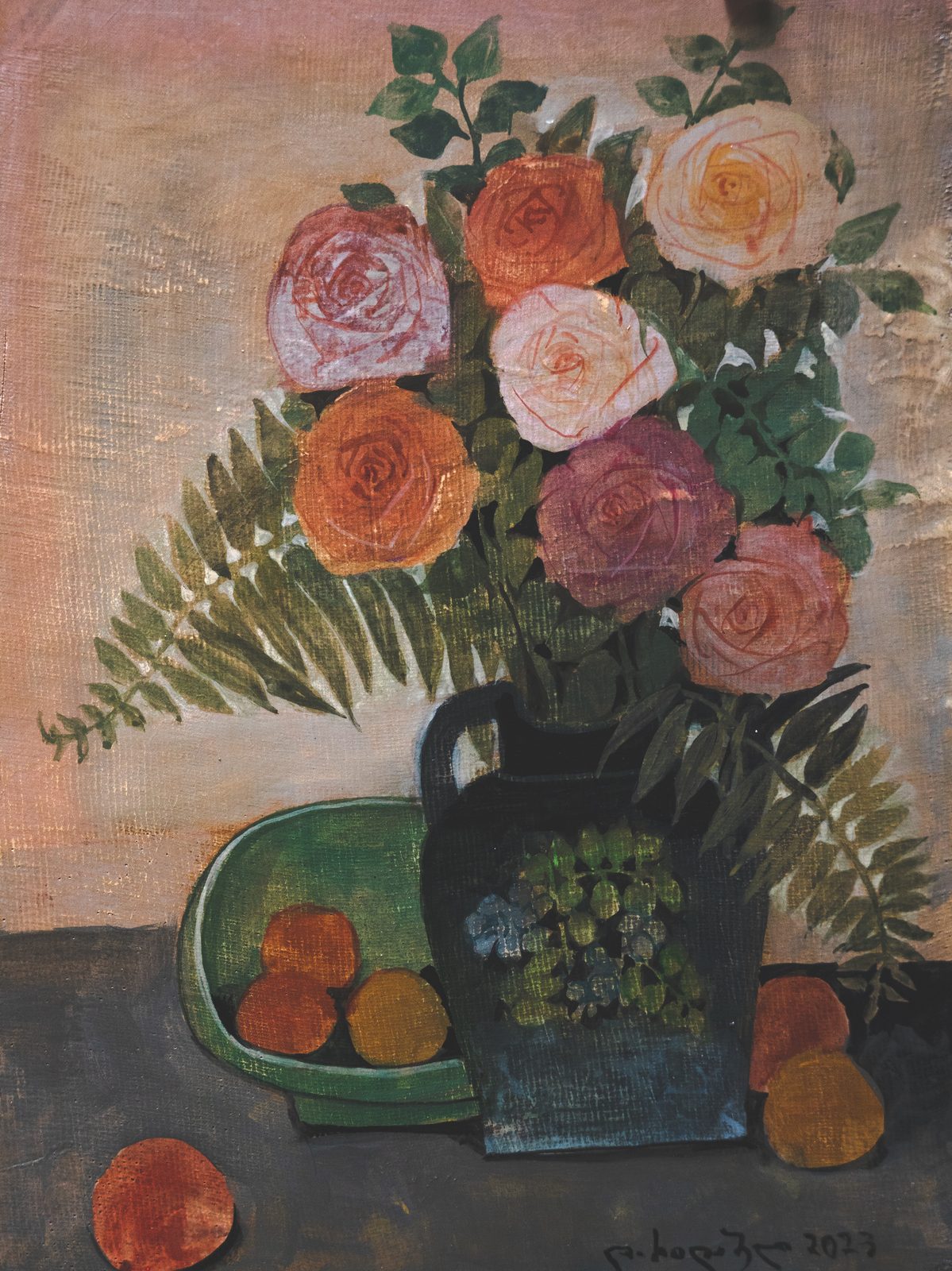 Painting 2023-334 — original painting for sale by Georgian artist David Khidasheli