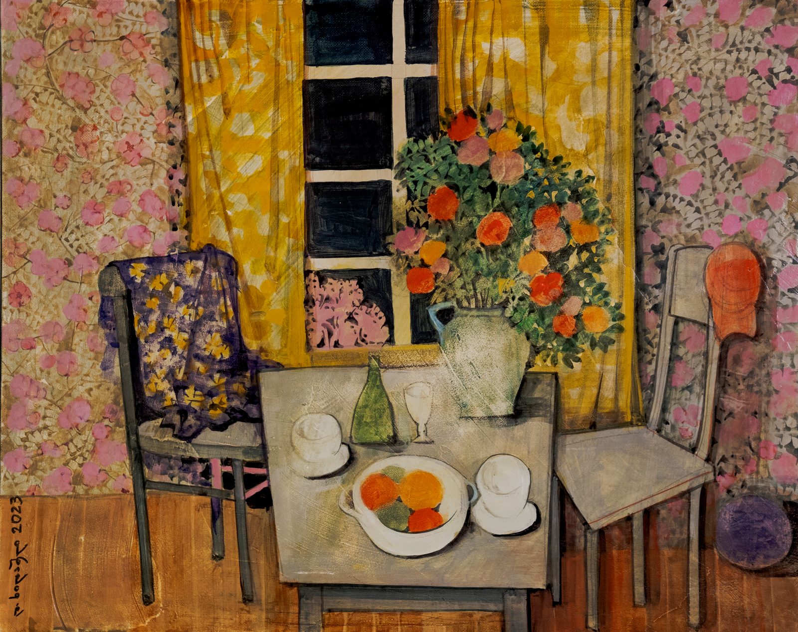 Painting 2023-338 — original painting for sale by Georgian artist David Khidasheli