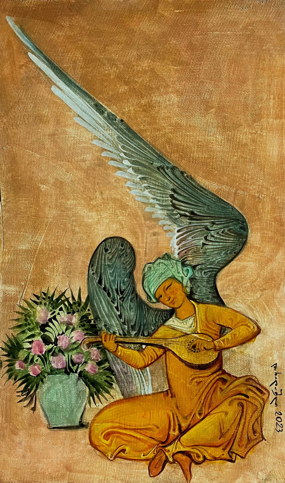 Painting 2023-307 — original painting for sale by Georgian artist David Khidasheli