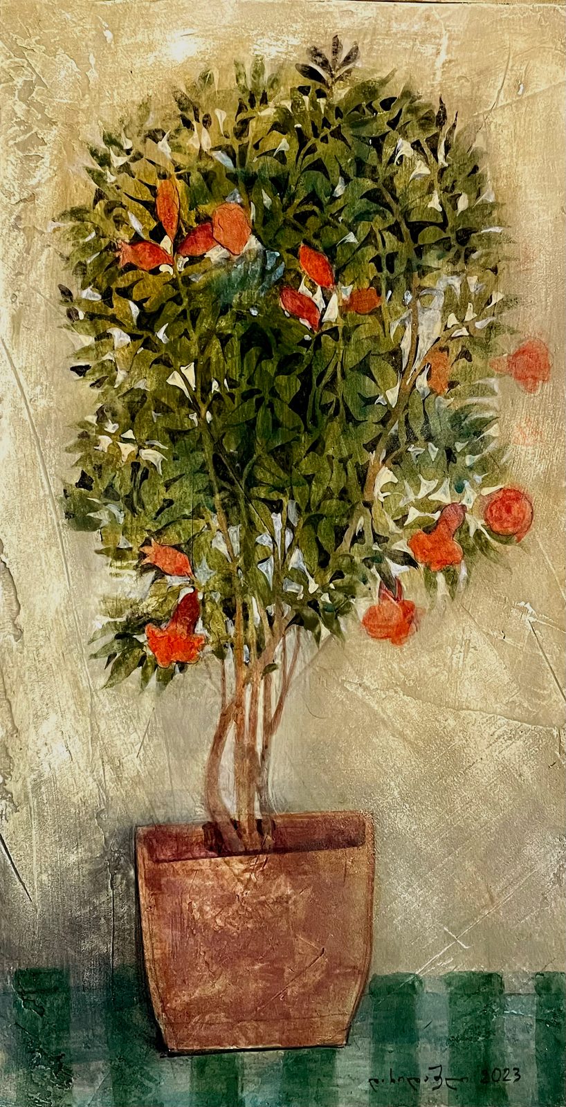 Painting 2023-309 — original painting for sale by Georgian artist David Khidasheli