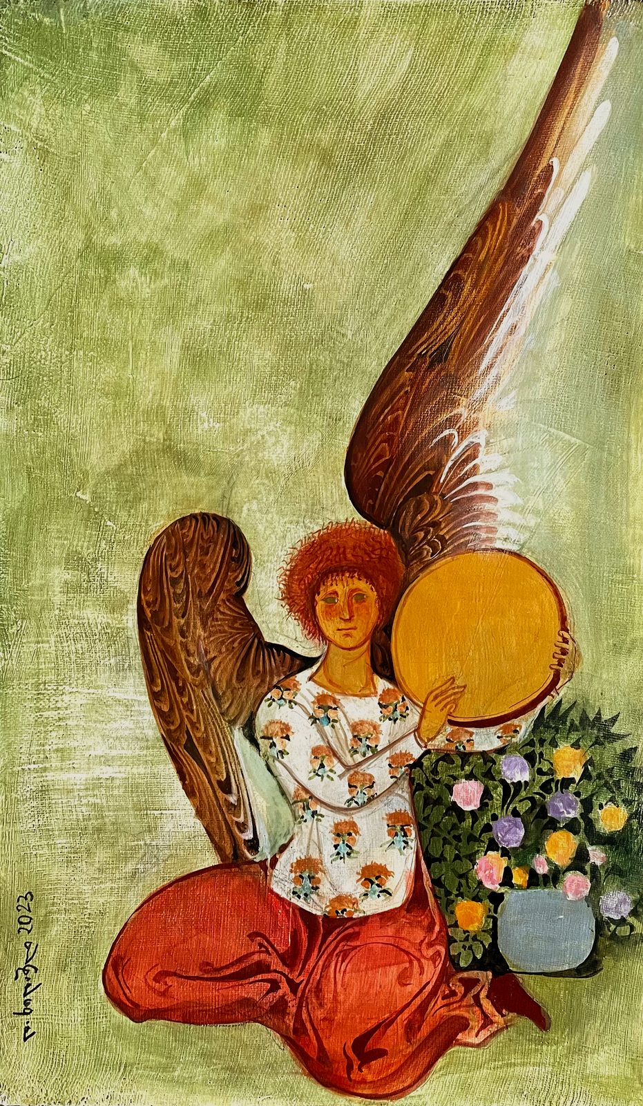 Painting 2023-311 — original painting for sale by Georgian artist David Khidasheli