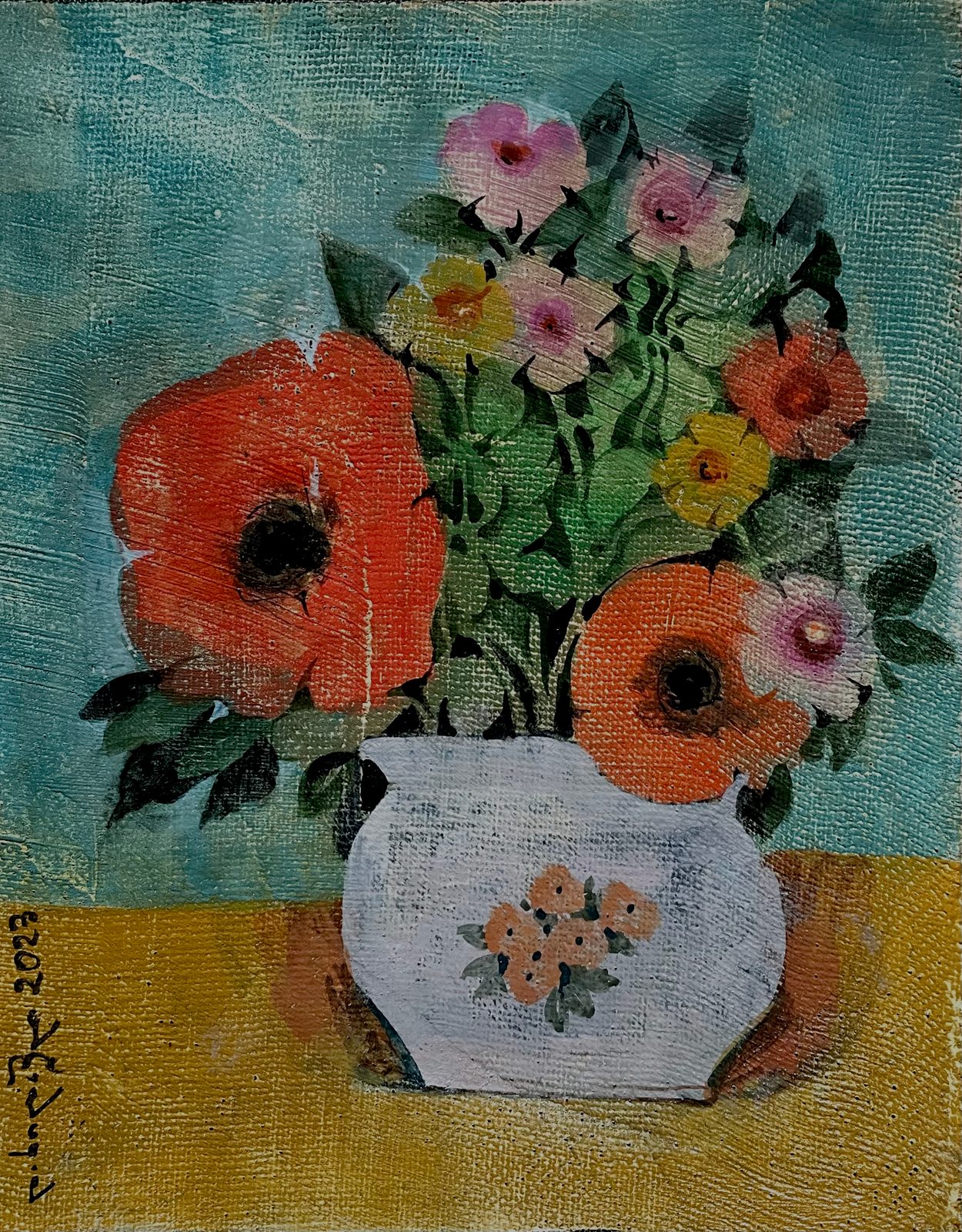 Painting 2023-313 — original painting for sale by Georgian artist David Khidasheli