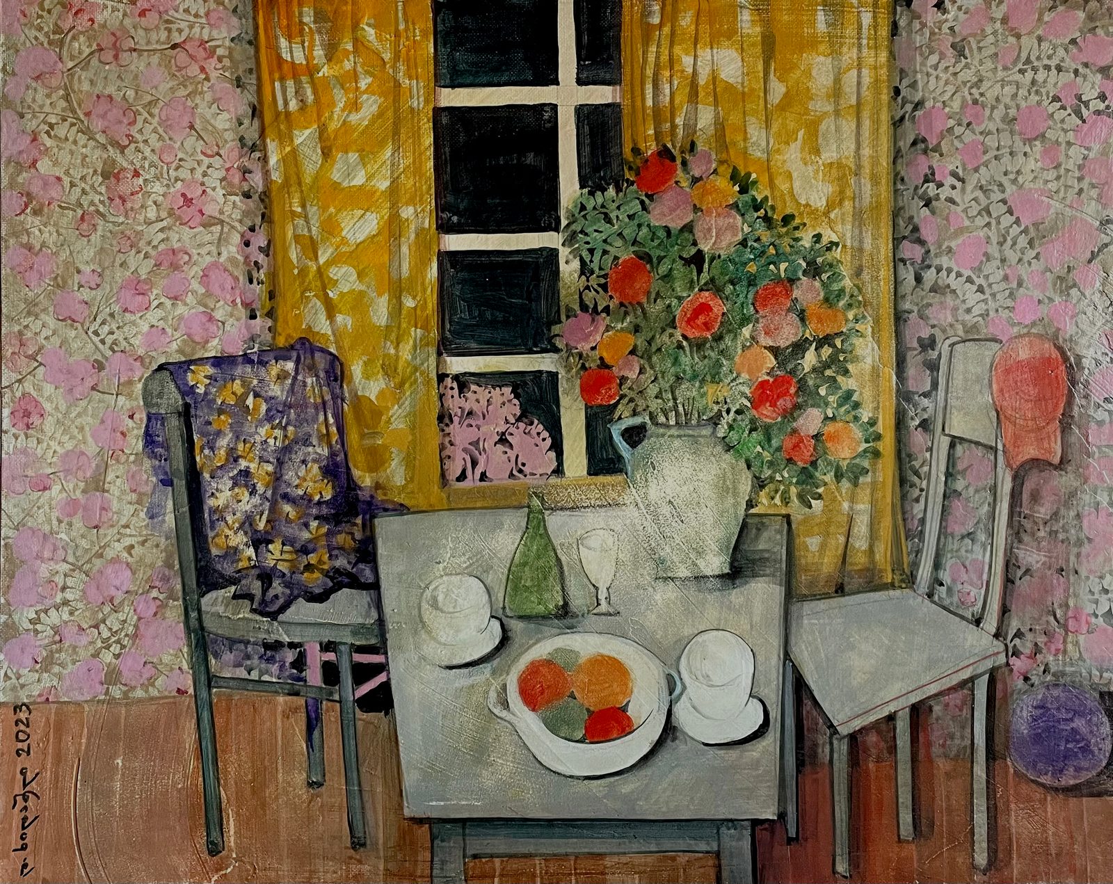 Painting 2023-318 — original painting for sale by Georgian artist David Khidasheli