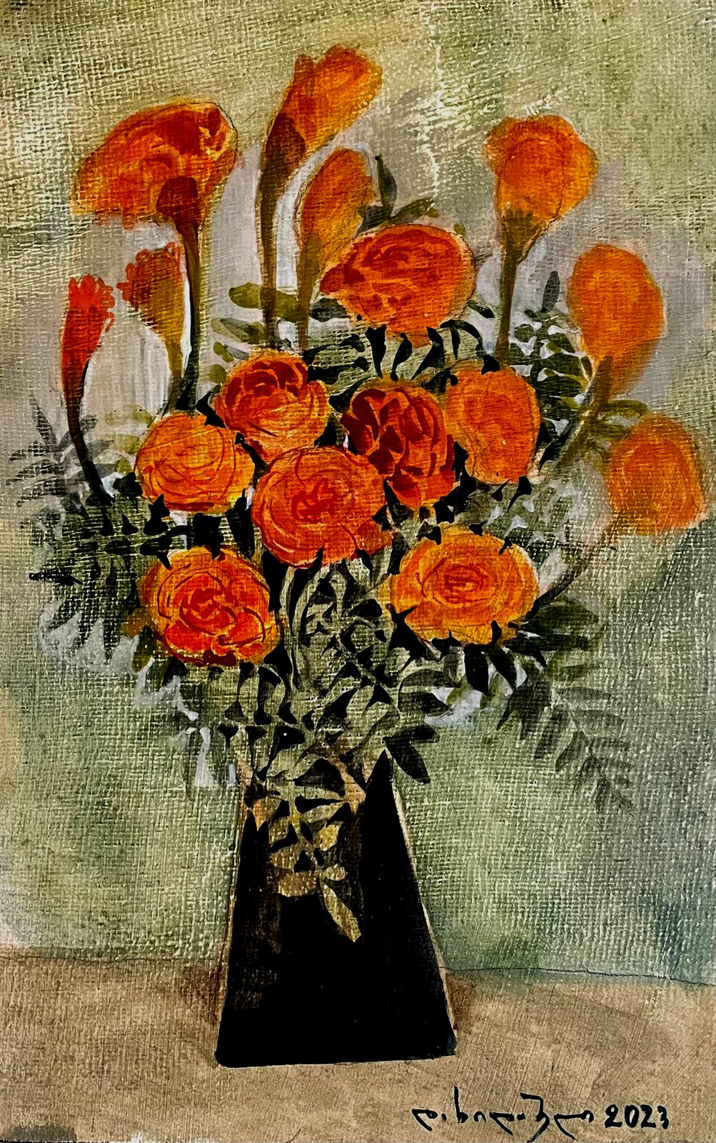 Painting 2023-319 — original painting for sale by Georgian artist David Khidasheli