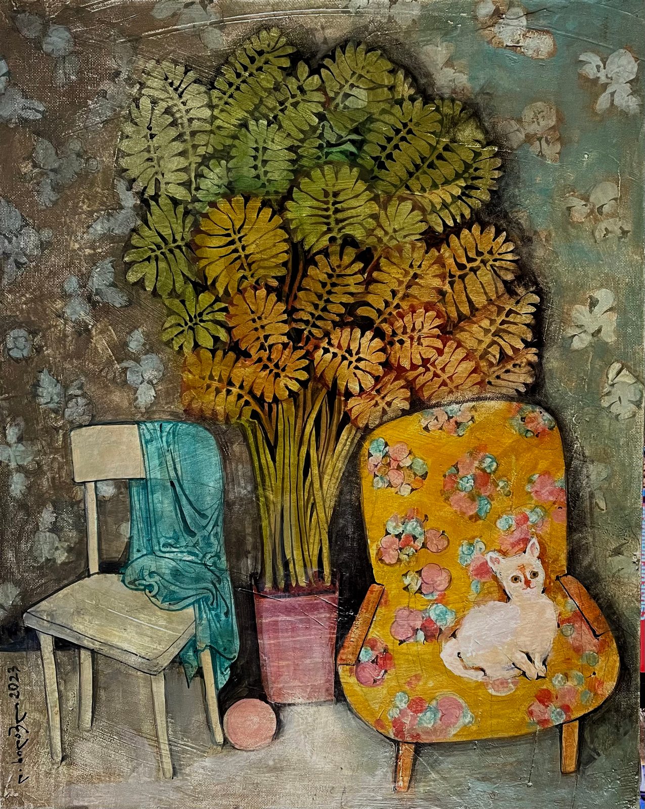 Painting 2023-321 — original painting for sale by Georgian artist David Khidasheli