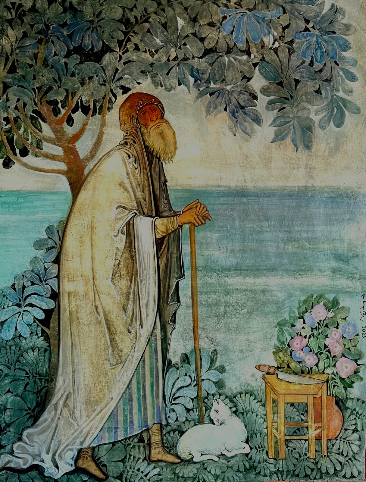 Painting 2023-323 — original painting for sale by Georgian artist David Khidasheli