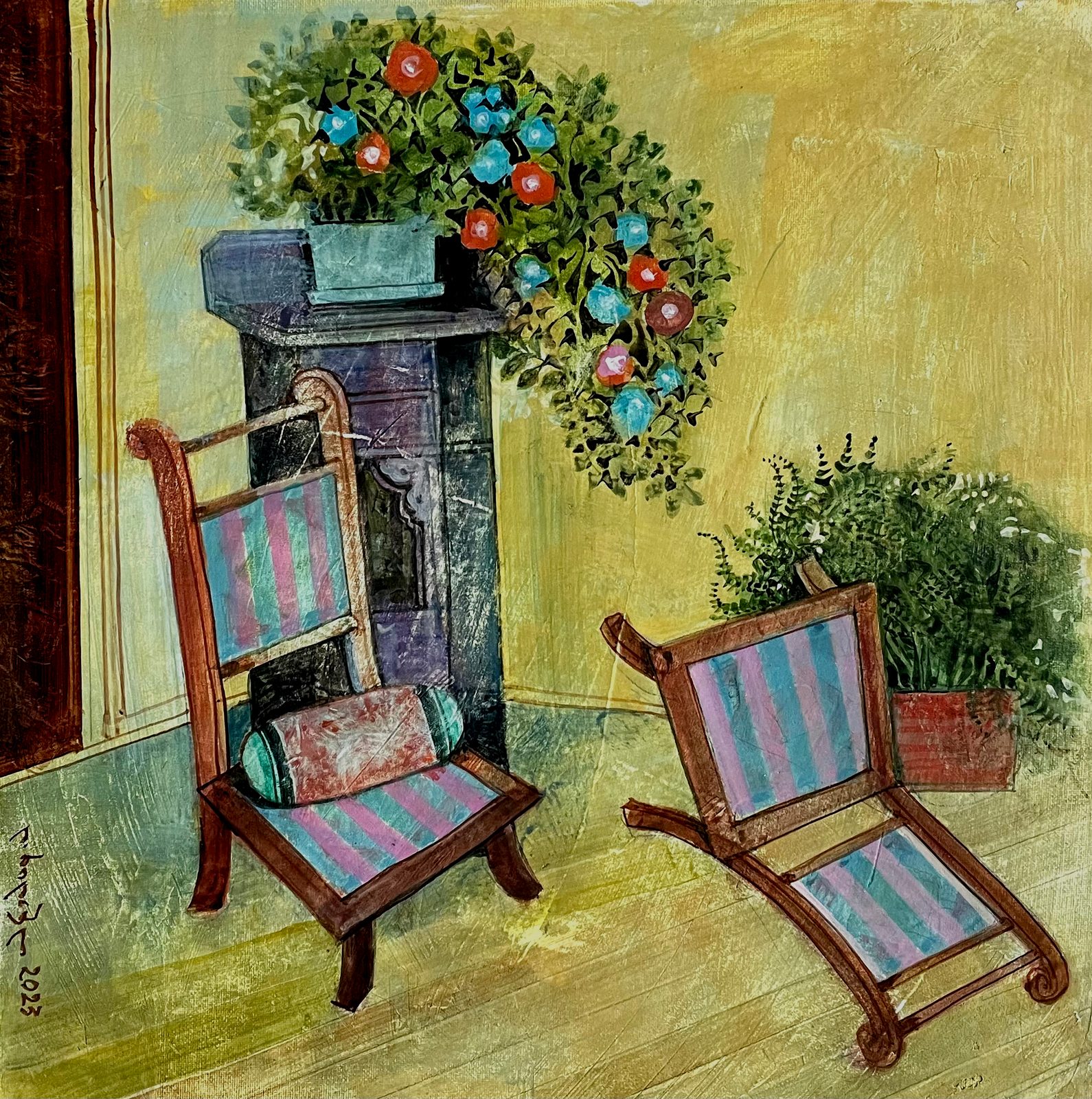 Painting 2023-324 — original painting for sale by Georgian artist David Khidasheli