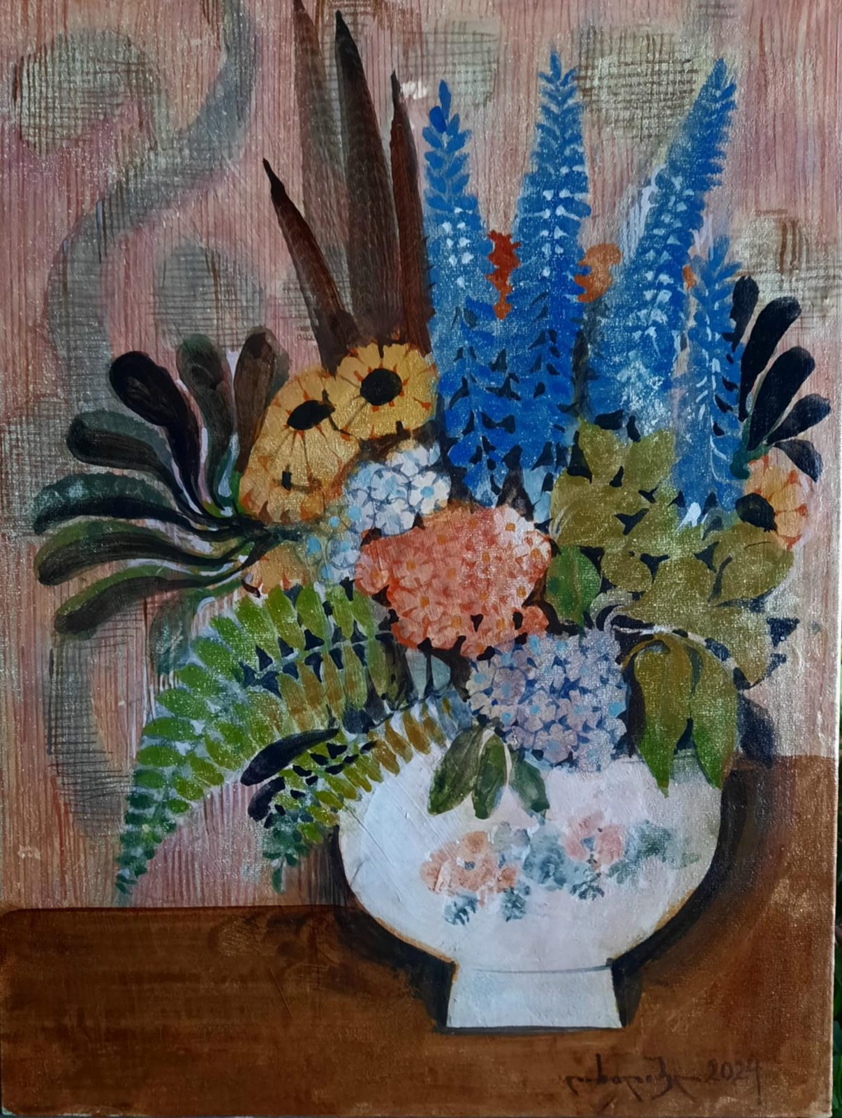 Painting 2024-356 — original painting for sale by Georgian artist David Khidasheli