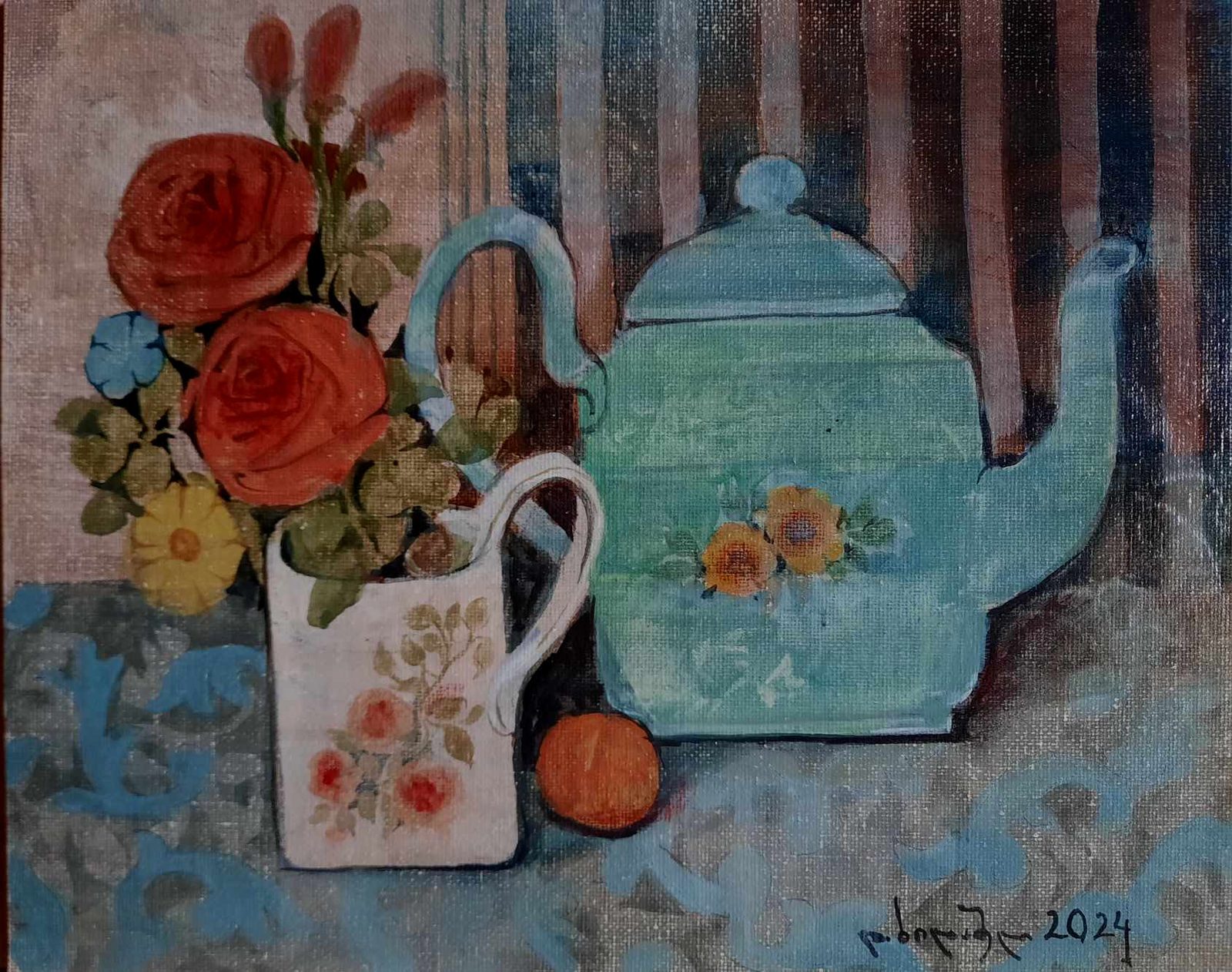 Painting 2024-362 — original painting for sale by Georgian artist David Khidasheli