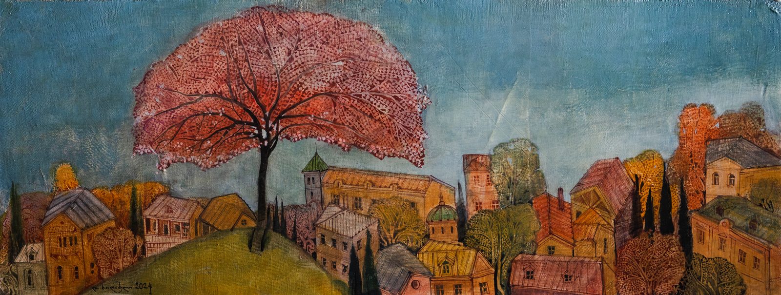 Painting 2024-413 — original painting for sale by Georgian artist David Khidasheli