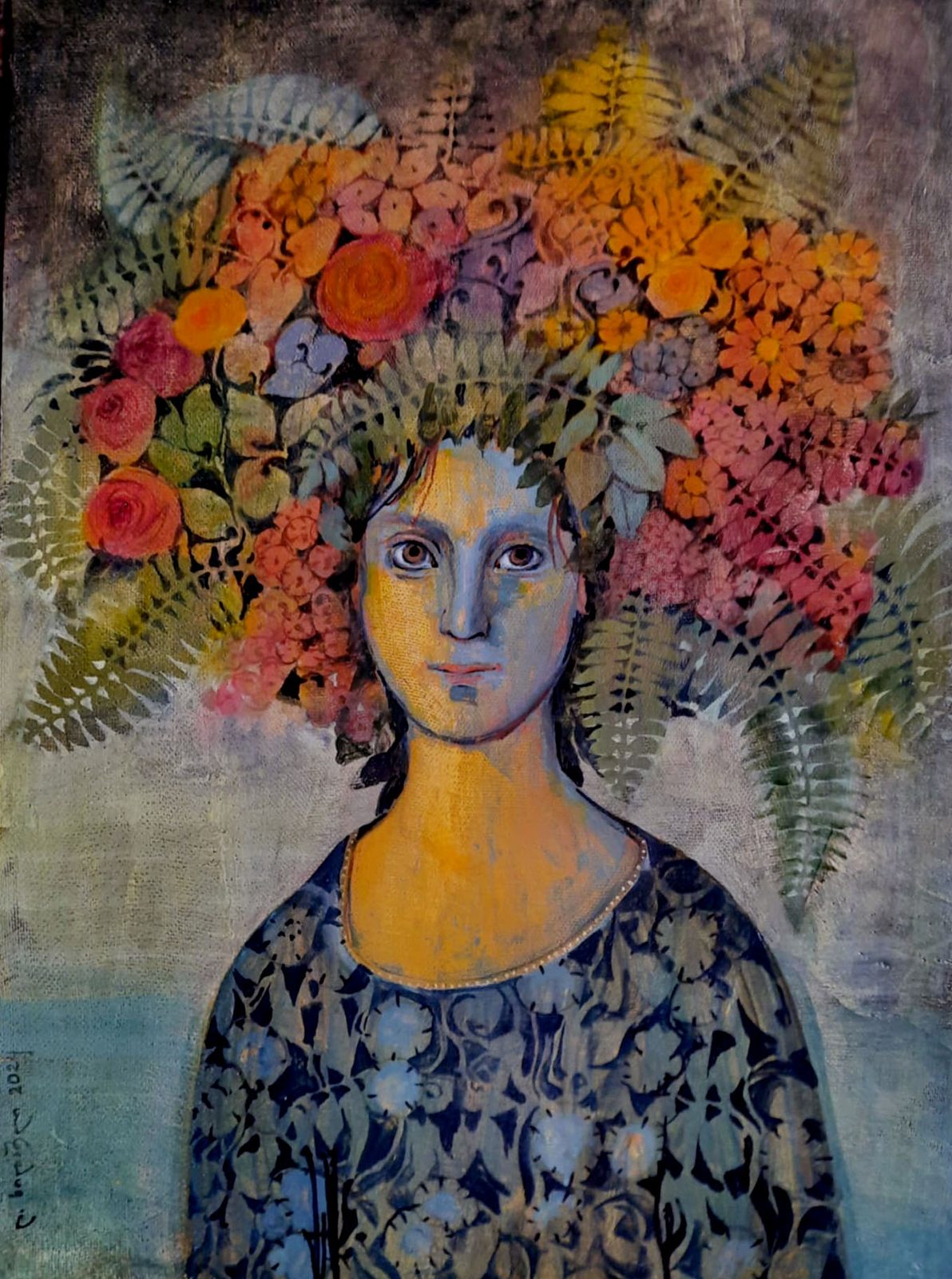 Painting 2024-373 — original painting for sale by Georgian artist David Khidasheli