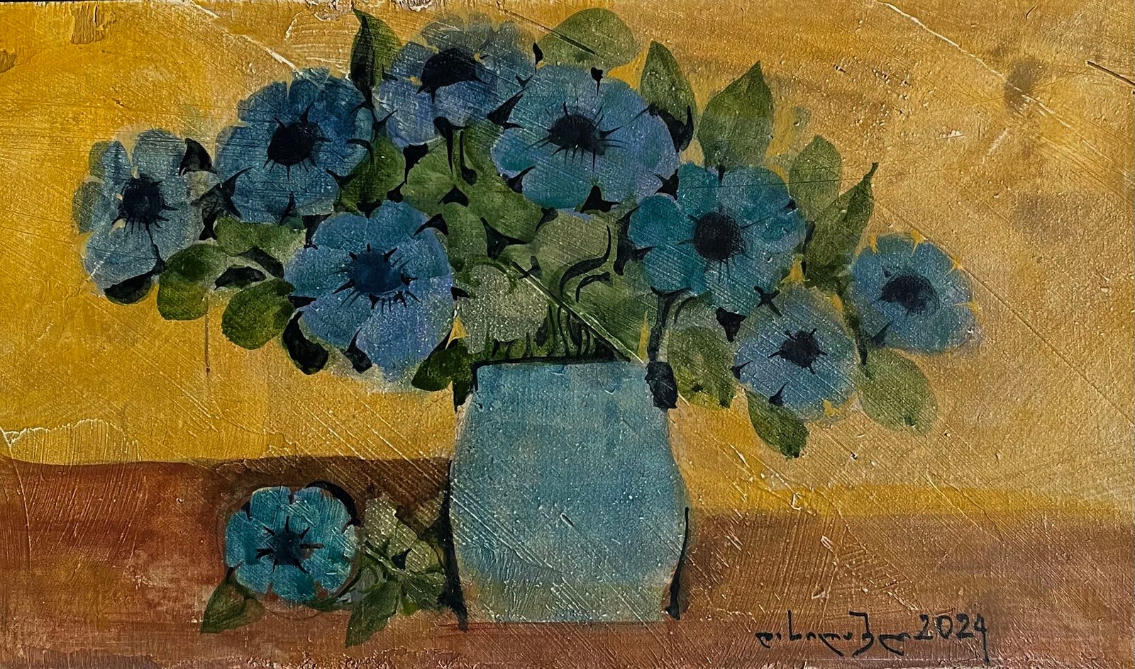 Painting 2024-407 — original painting for sale by Georgian artist David Khidasheli