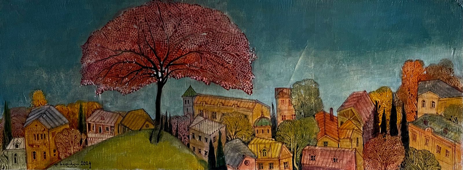 Painting 2024-401 — original painting for sale by Georgian artist David Khidasheli