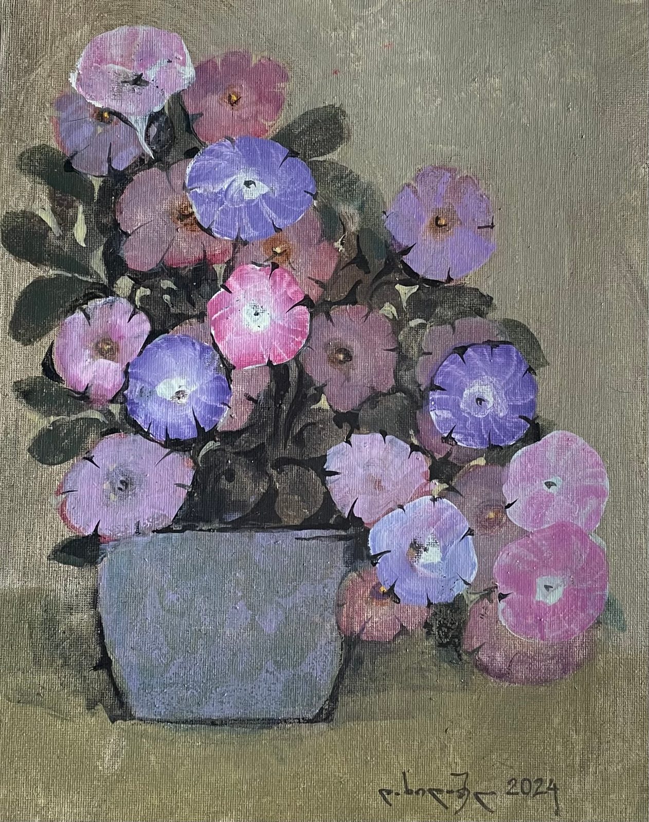 Painting 2024-403 — original painting for sale by Georgian artist David Khidasheli