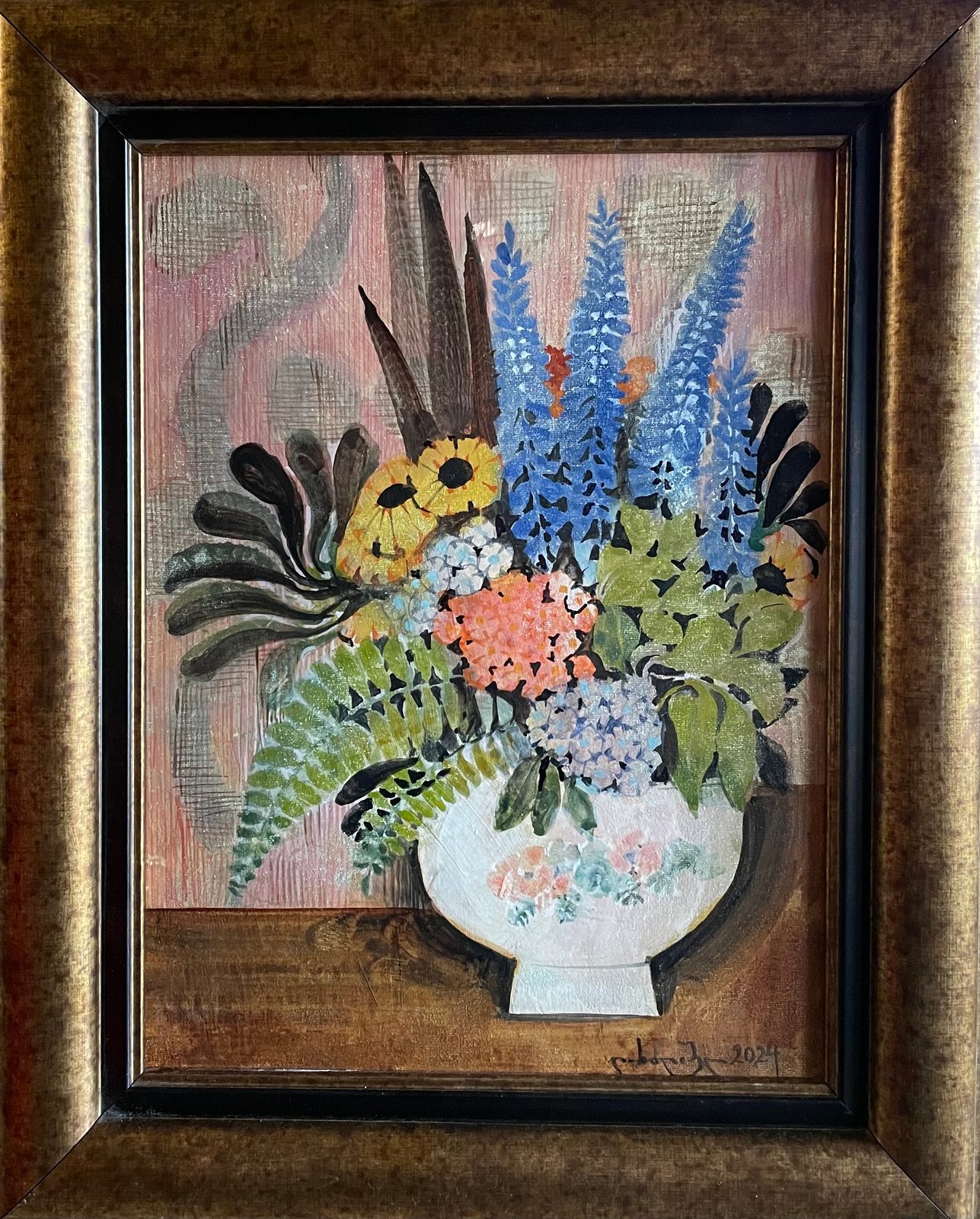 Painting 2024-404 — original painting for sale by Georgian artist David Khidasheli