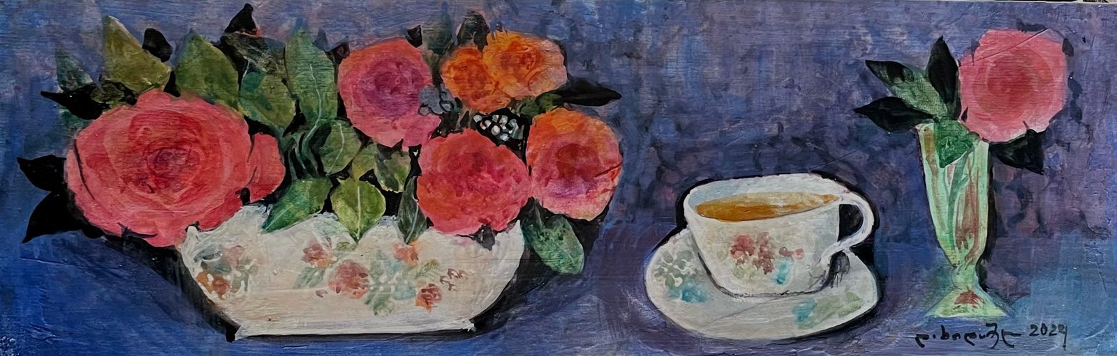 Painting 2024-423 — original painting for sale by Georgian artist David Khidasheli