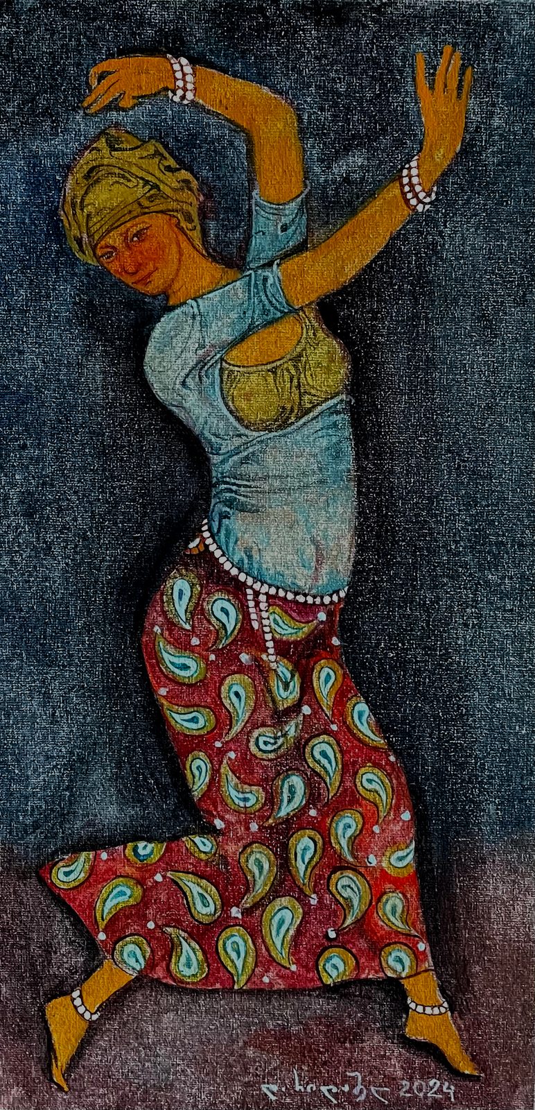 Painting 2024-419 — original painting for sale by Georgian artist David Khidasheli