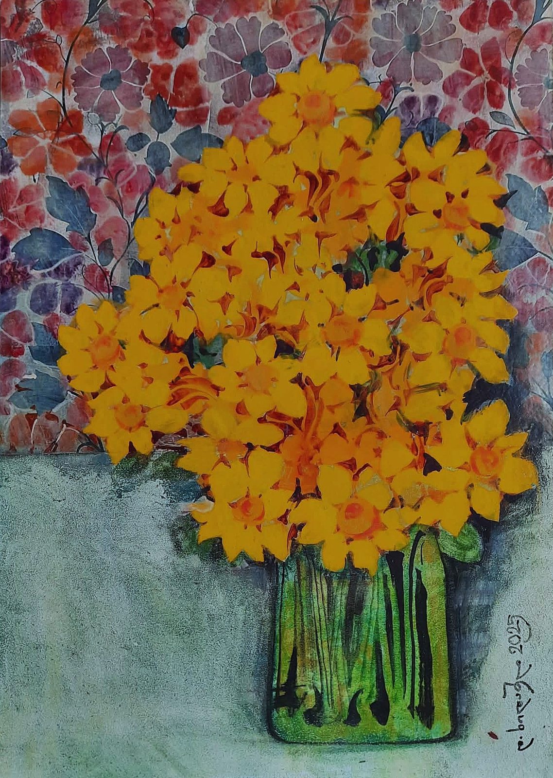 Painting 2025-429 — original painting for sale by Georgian artist David Khidasheli