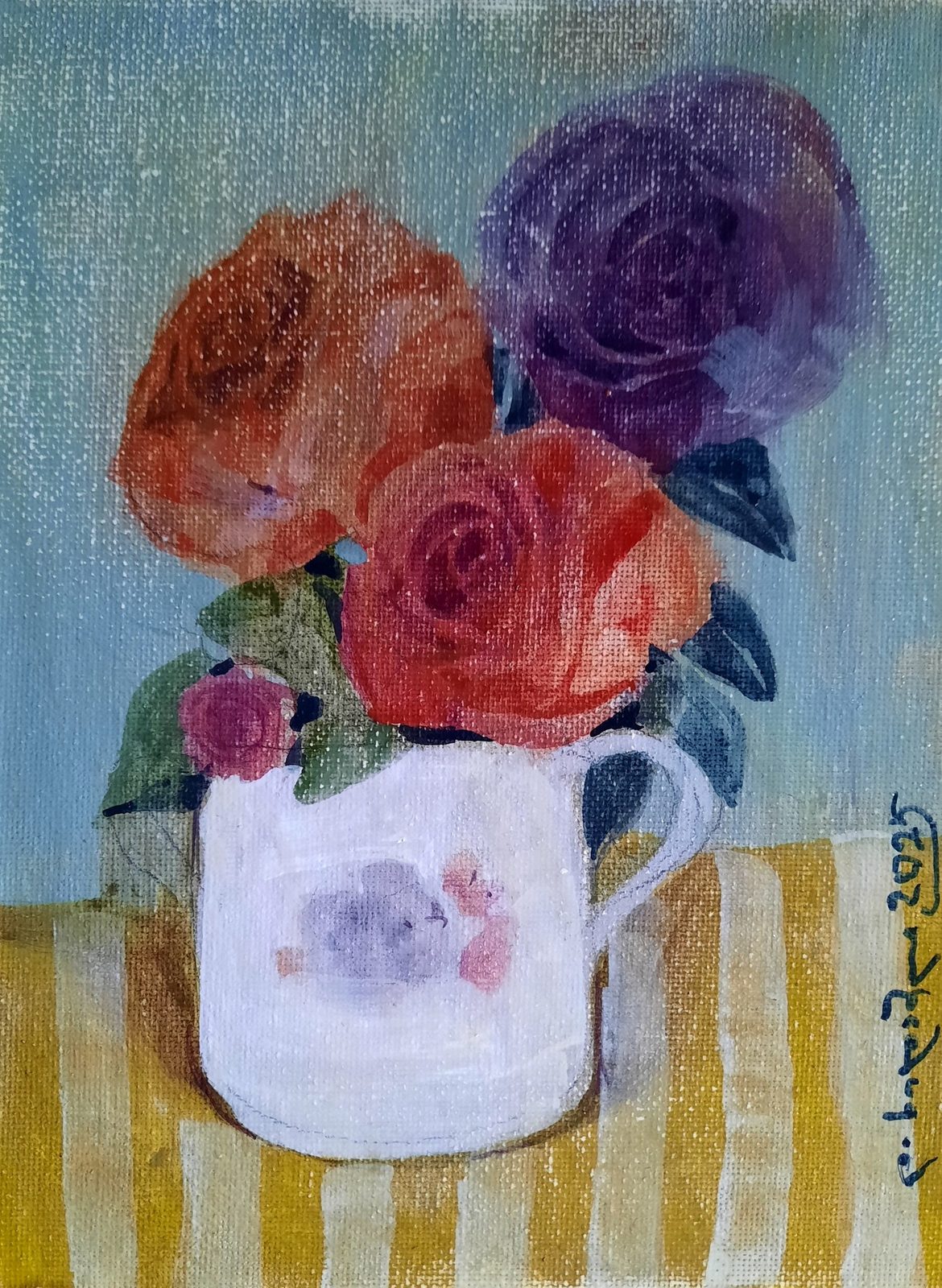 Painting 2025-444 — original painting for sale by Georgian artist David Khidasheli