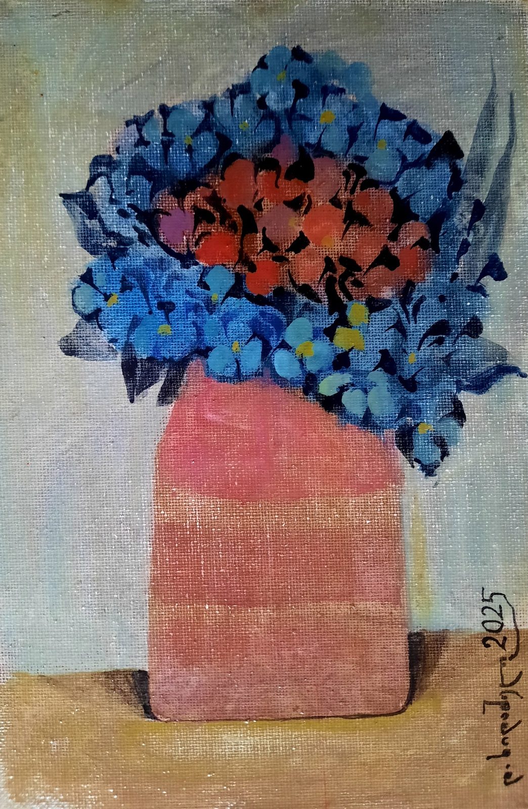 Painting 2025-445 — original painting for sale by Georgian artist David Khidasheli