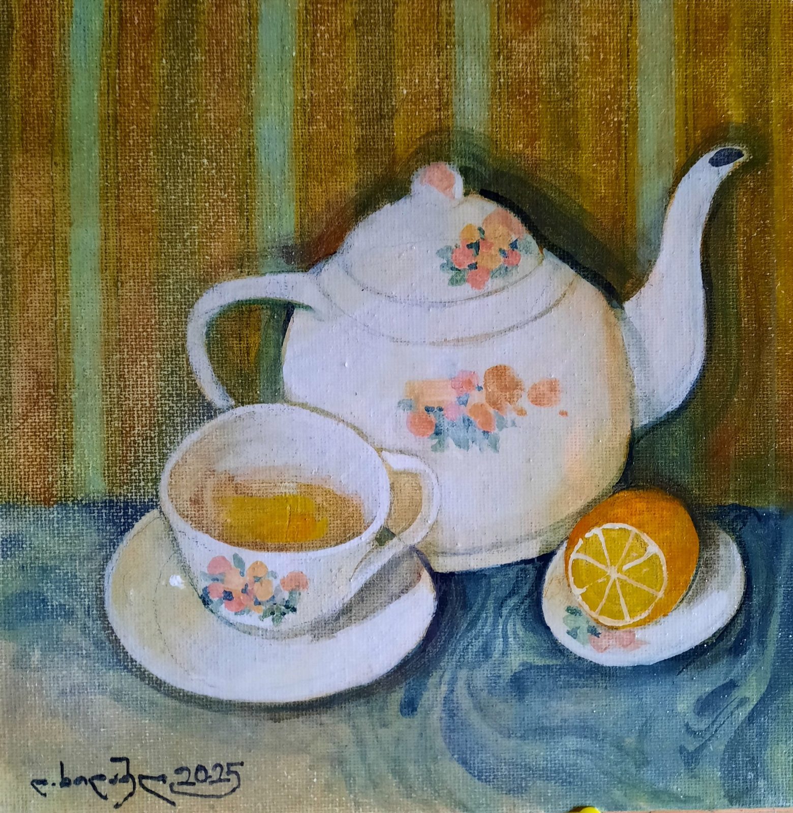 Painting 2025-447 — original painting for sale by Georgian artist David Khidasheli