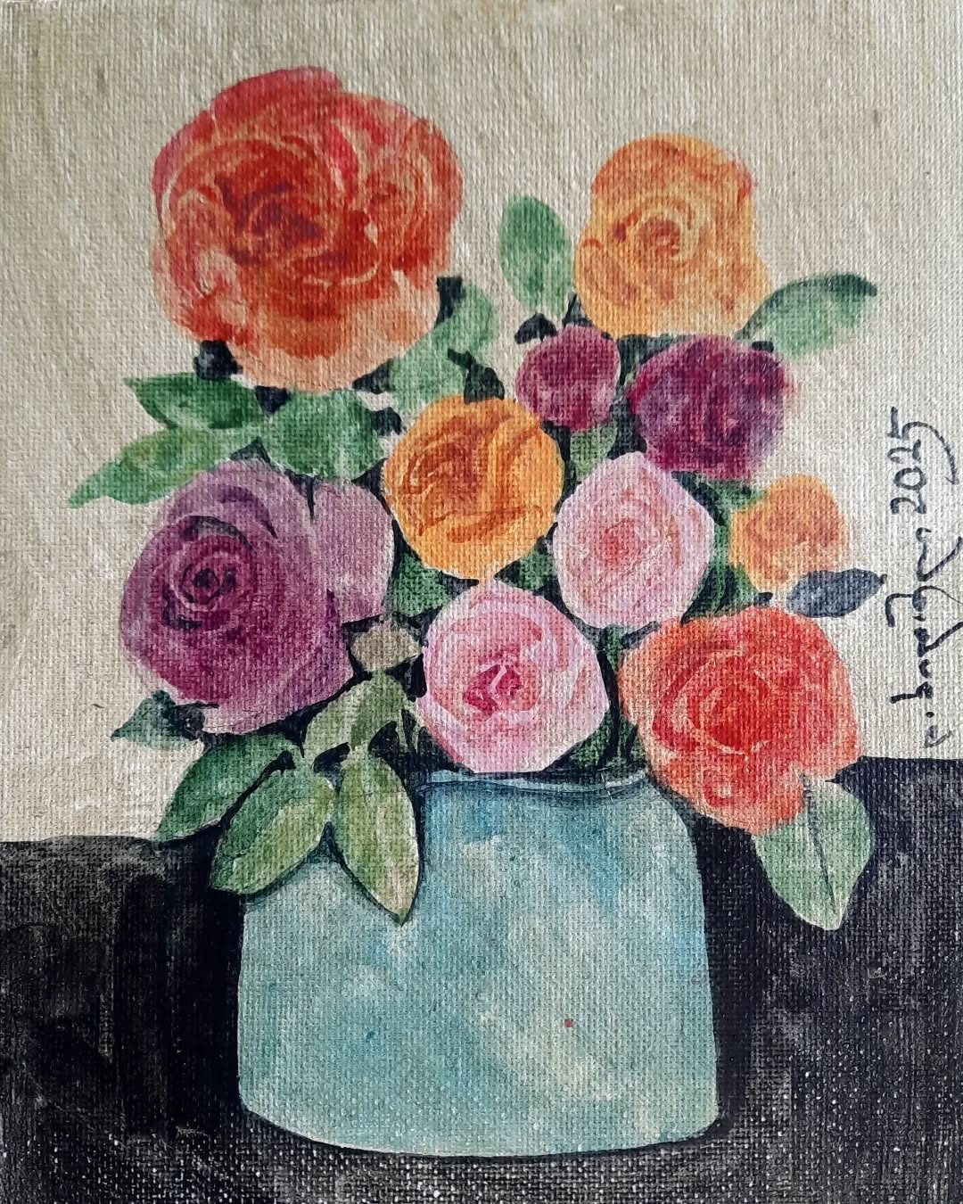 Painting 2025-450 — original painting for sale by Georgian artist David Khidasheli