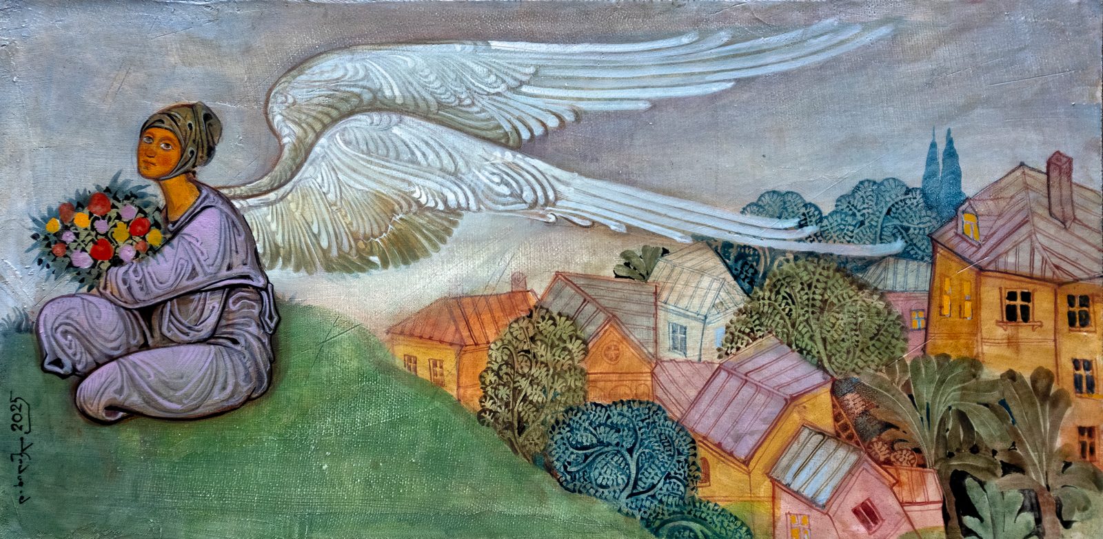 Painting 2025-469 — original painting for sale by Georgian artist David Khidasheli