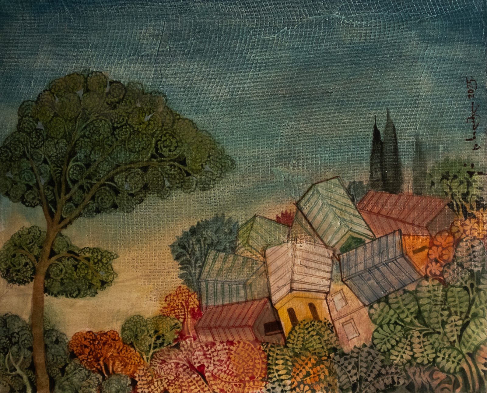 Painting 2025-471 — original painting for sale by Georgian artist David Khidasheli