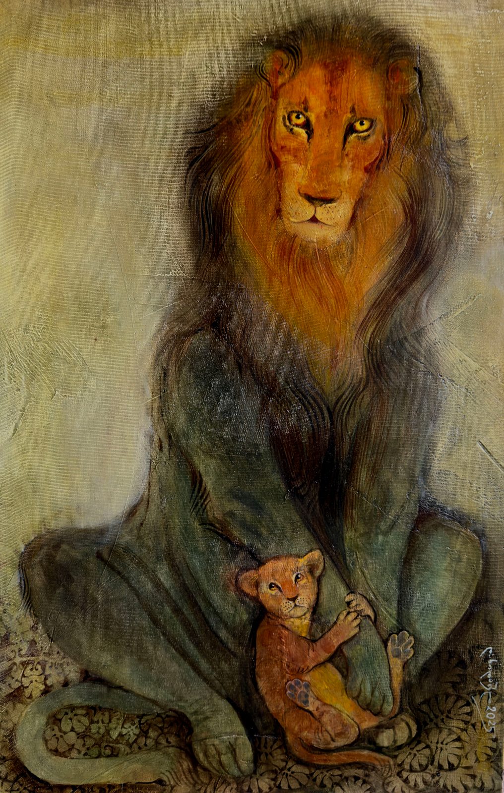 Painting 2025-488 — original painting for sale by Georgian artist David Khidasheli