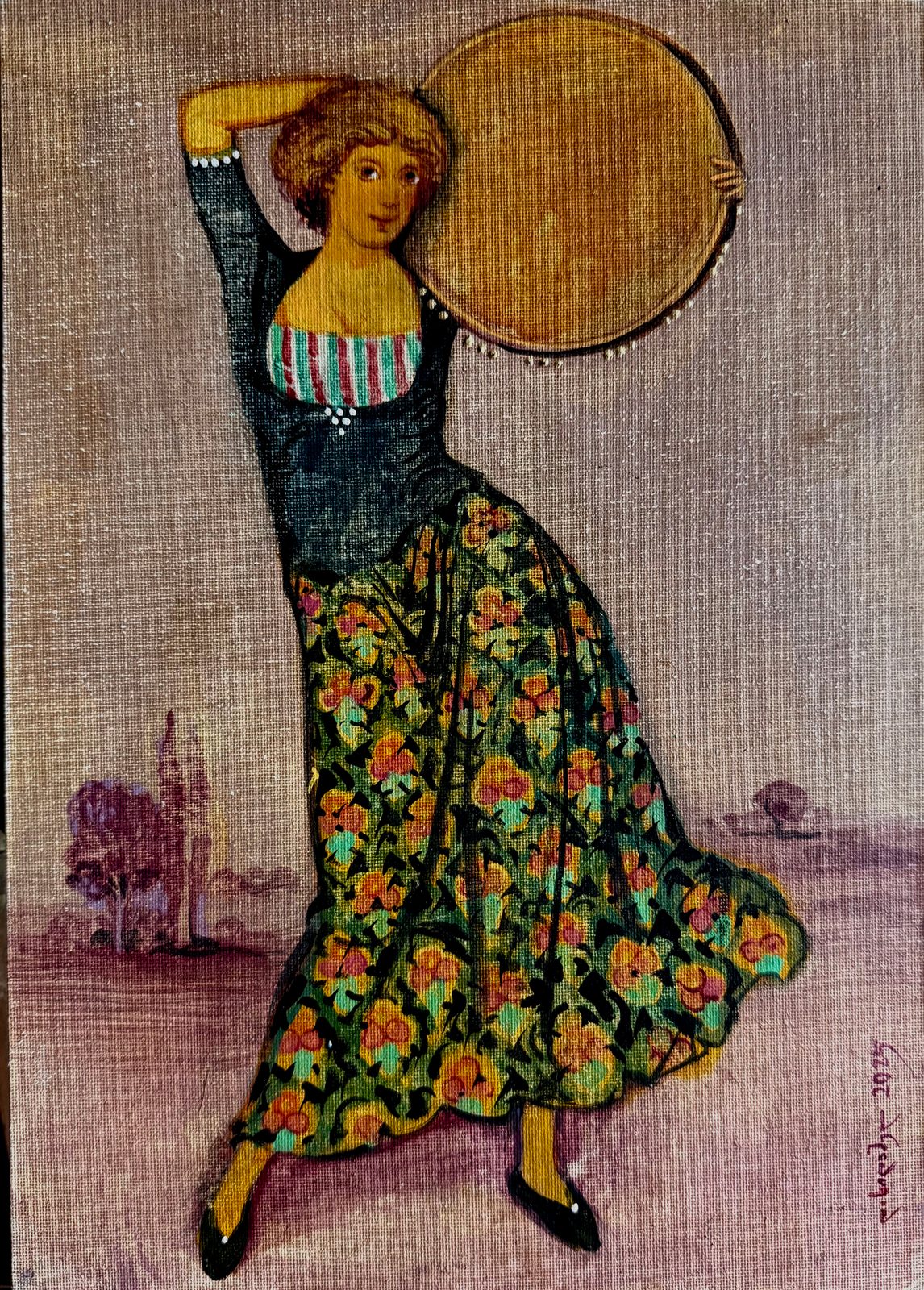 Painting 2025-490 — original painting for sale by Georgian artist David Khidasheli