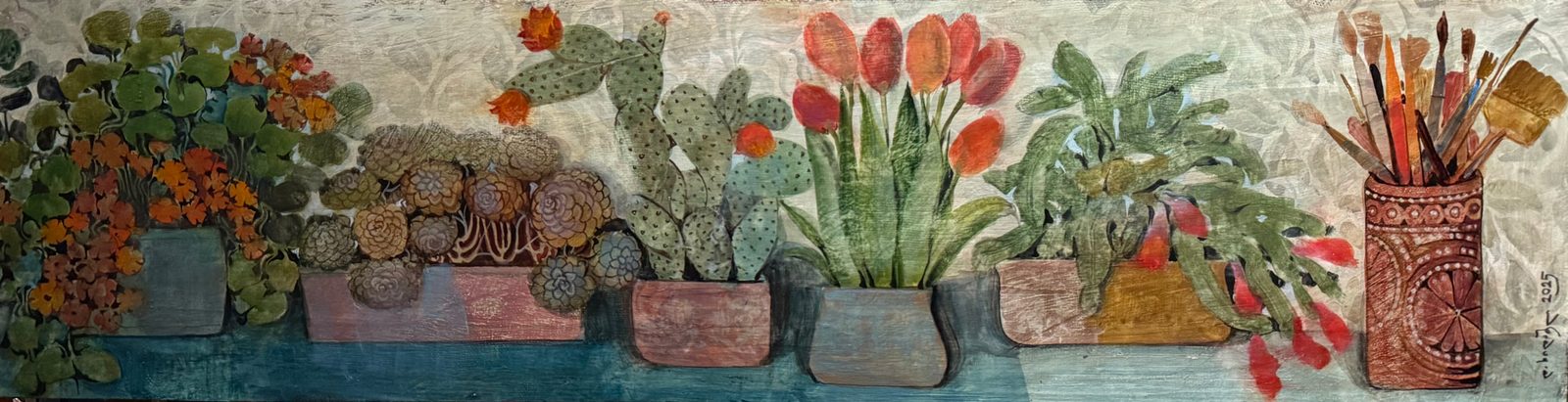 Painting 2025-496 — original painting for sale by Georgian artist David Khidasheli