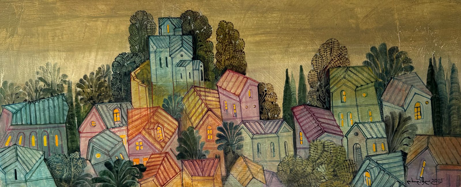 Painting 2025-507 — original painting for sale by Georgian artist David Khidasheli