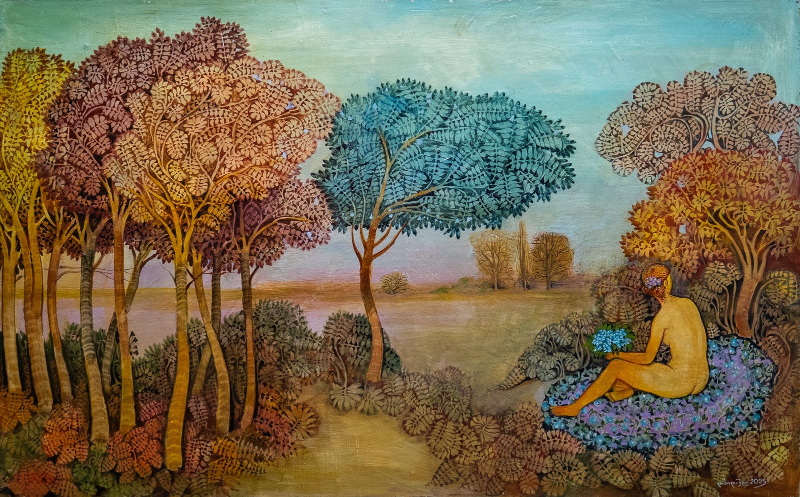 Painting 2025-521 — original painting for sale by Georgian artist David Khidasheli