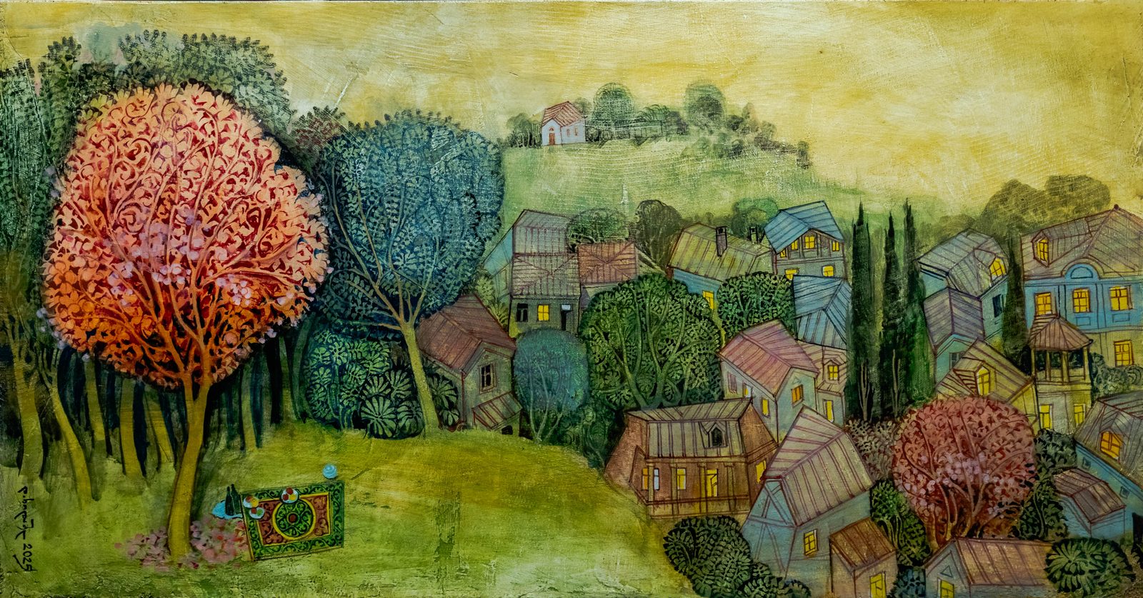 Painting 2025-523 — original painting for sale by Georgian artist David Khidasheli