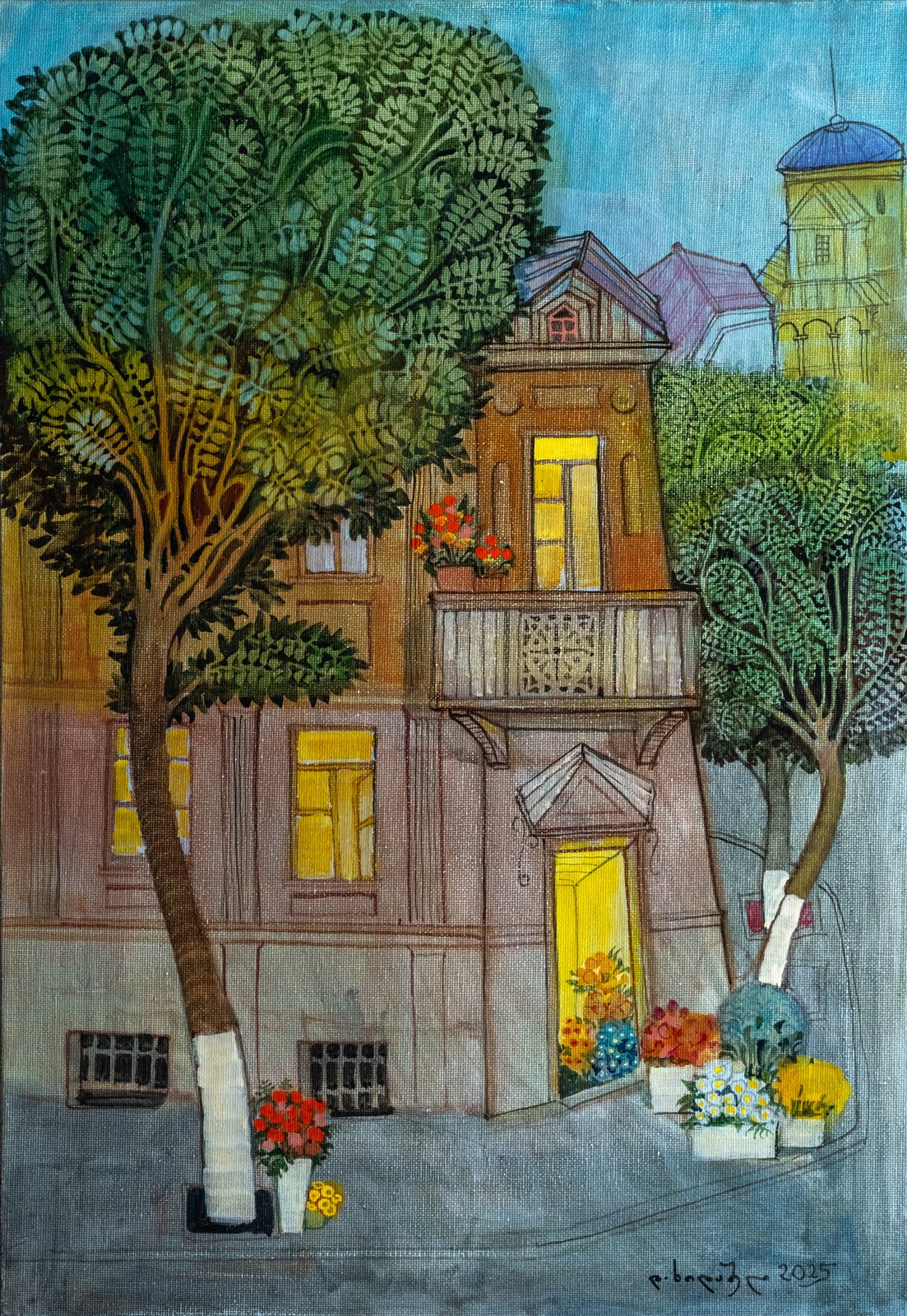Painting 2025-524 — original painting for sale by Georgian artist David Khidasheli