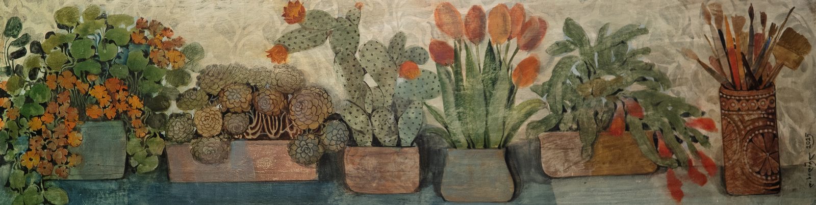 Painting 2025-527 — original painting for sale by Georgian artist David Khidasheli