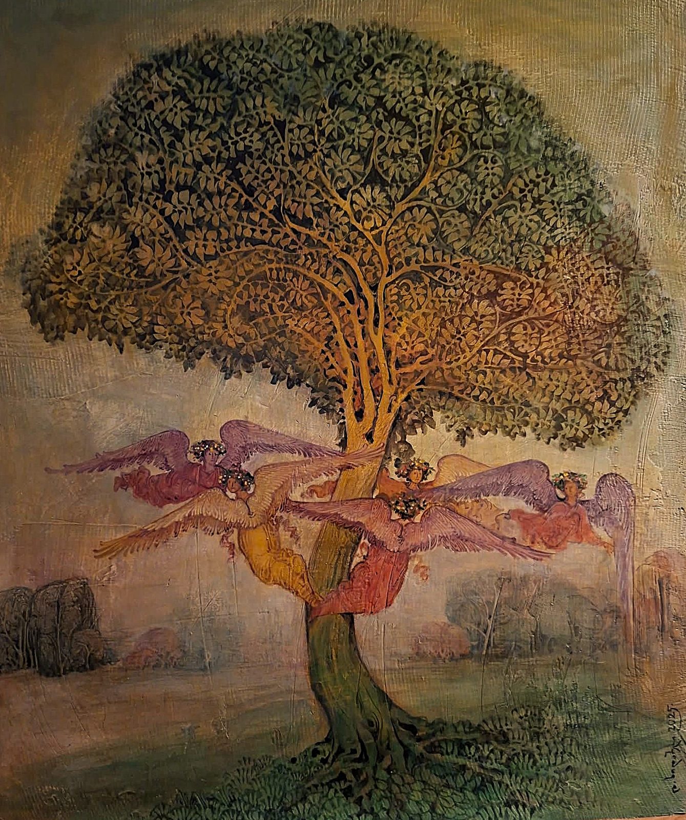 Painting 2025-484 — original painting for sale by Georgian artist David Khidasheli