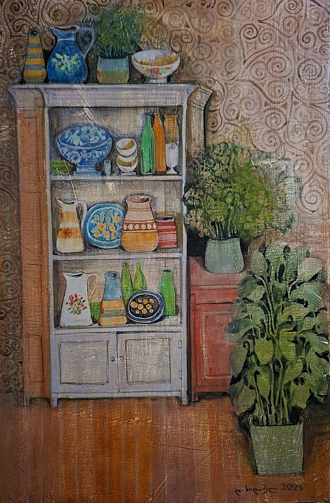 Painting 2026-535 — original painting for sale by Georgian artist David Khidasheli