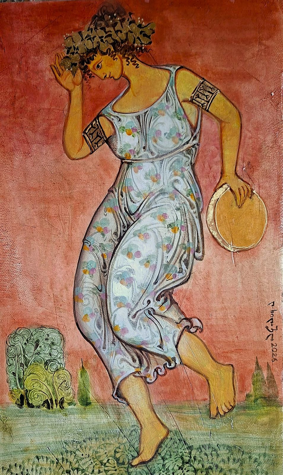 Painting 2026-541 — original painting for sale by Georgian artist David Khidasheli