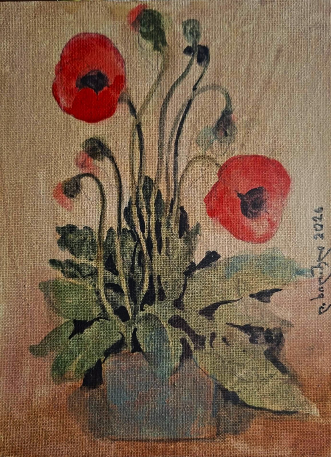 Painting 2026-542 — original painting for sale by Georgian artist David Khidasheli