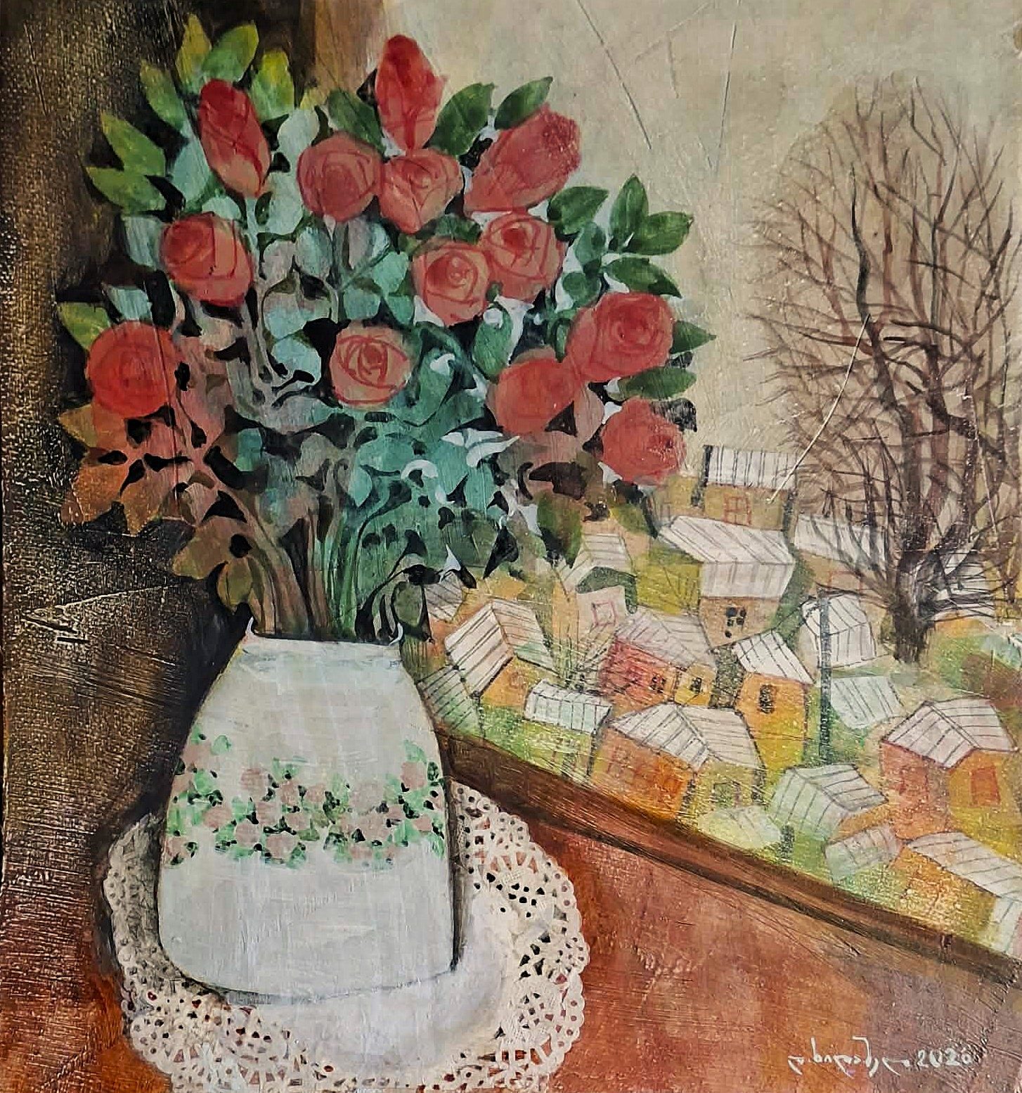 Painting 2026-545 — original painting for sale by Georgian artist David Khidasheli