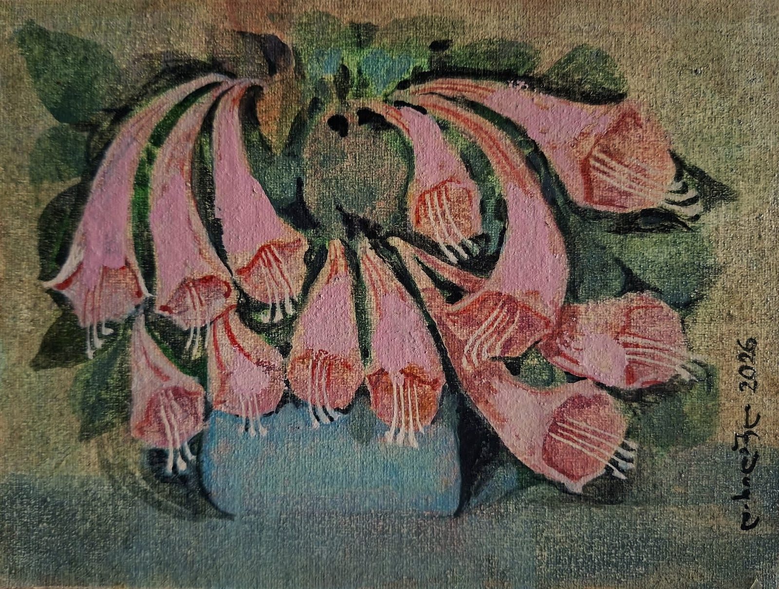 Painting 2026-551 — original painting for sale by Georgian artist David Khidasheli