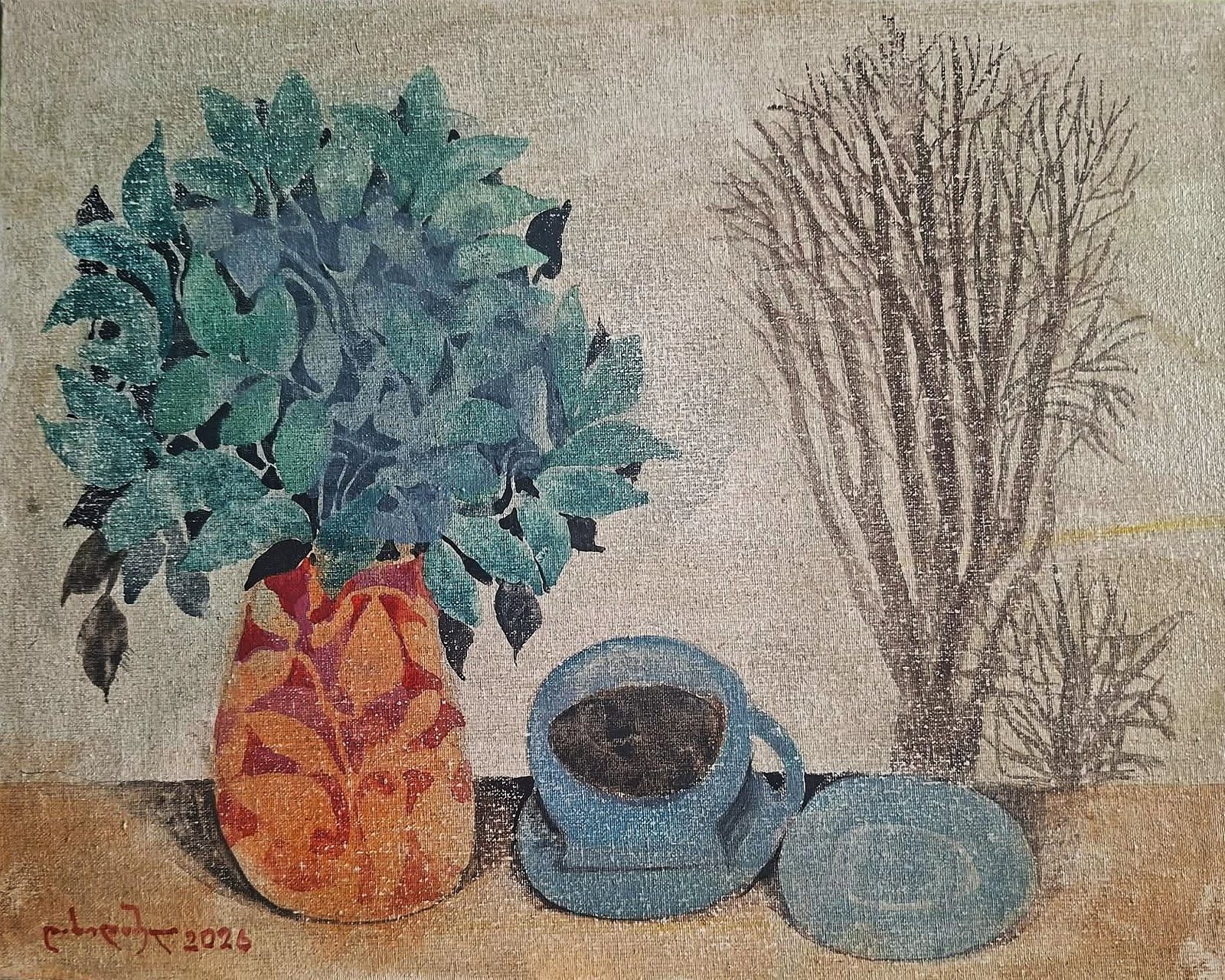 Painting 2026-553 — original painting for sale by Georgian artist David Khidasheli