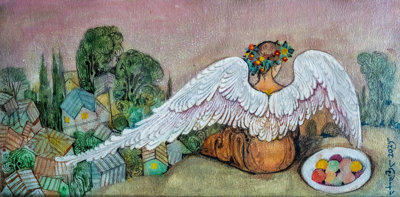 Painting 2026-574 — original painting for sale by Georgian artist David Khidasheli