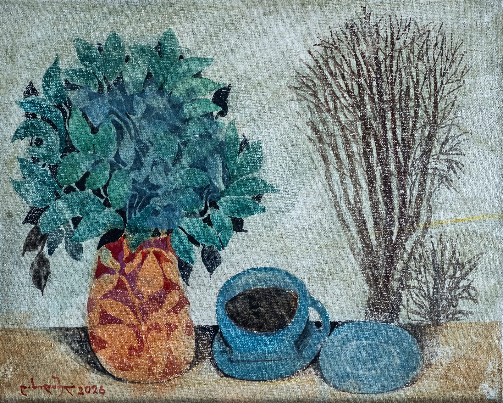 Painting 2026-575 — original painting for sale by Georgian artist David Khidasheli