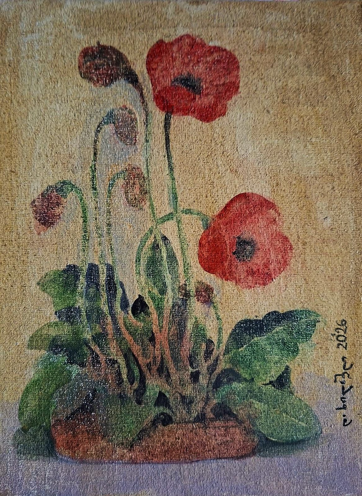 Painting 2026-562 — original painting for sale by Georgian artist David Khidasheli